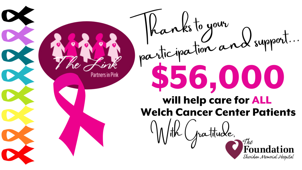 $56,000 Raised Through Hospital Foundation’s Virtual Link - Partners in Pink Event