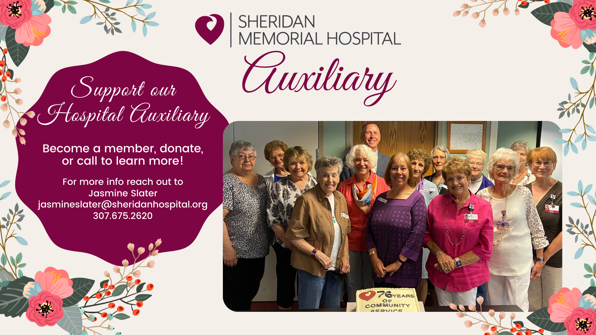 Volunteer Opportunities - Sheridan Memorial Hospital in Sheridan, Wyoming
