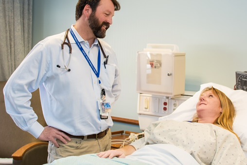 Dr. Walker & patient