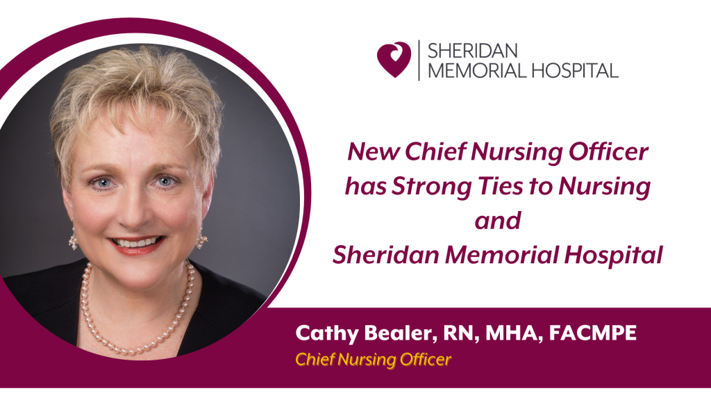 Cathy Bealer, New Chief Nursing Officer at Sheridan Memorial Hospital