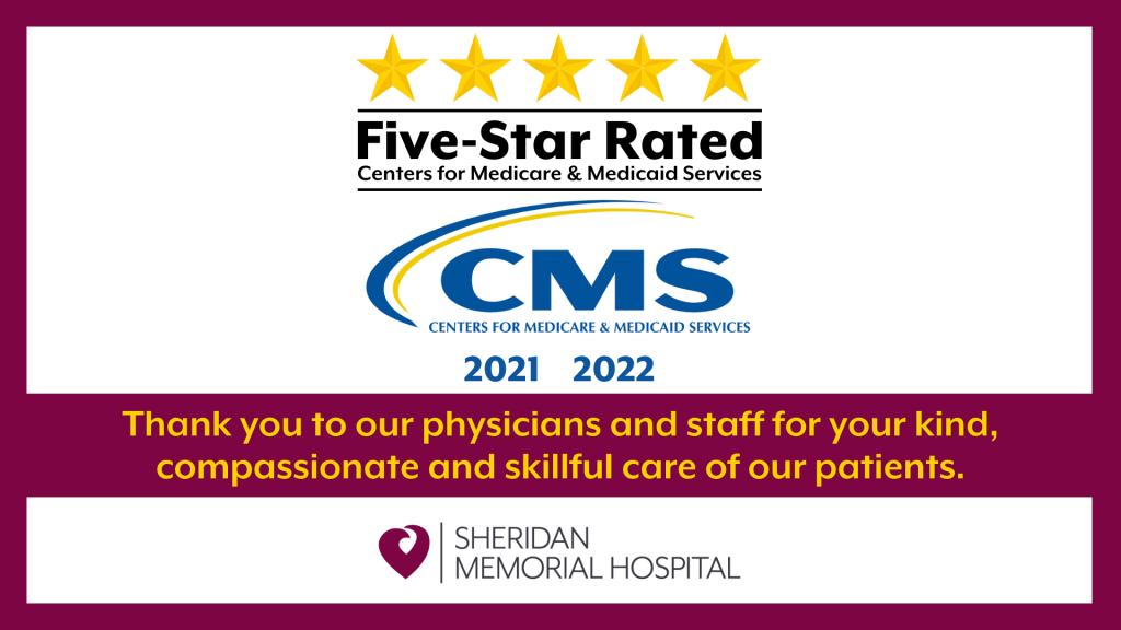 Two Years in a Row, Sheridan Memorial Hospital Earns CMS 5-Star Rating