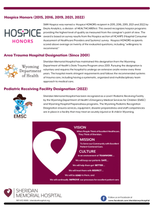 Sheridan Memorial Hospital Accolades 11.30.22 Page 2 of 2