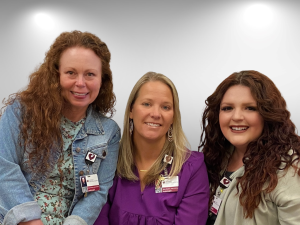 Sheridan Memorial Hospital Audiology Team : Pattie Visscher, Au. D. Shalyn Ballew, Au. D, Audiology Coordinator Sonia Coleman