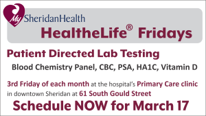 HealtheLife Friday @ Sheridan Memorial Hospital Primary Care