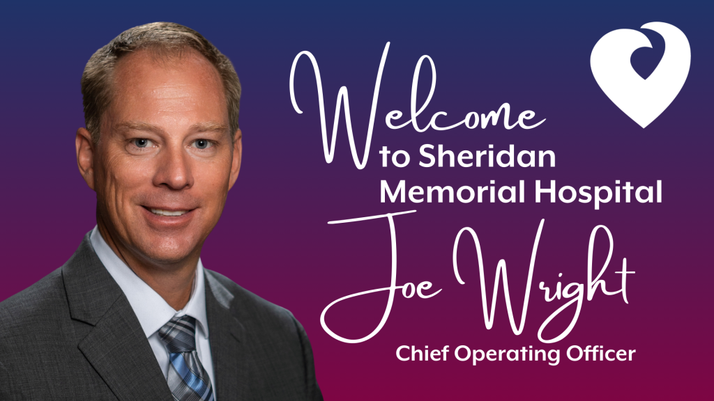 Welcome Joe Wright Chief Operating Officer