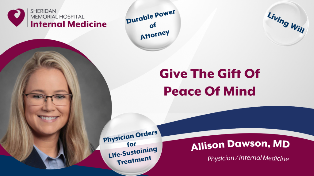 Allison Dawson, MD, Give The Gift Of Peace Of Mind