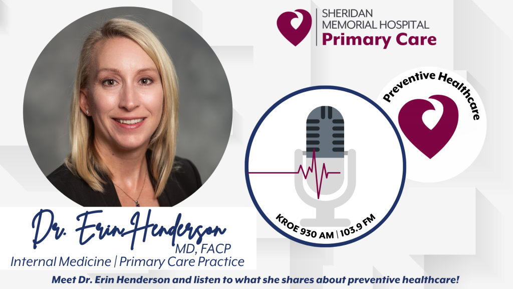 Meet Dr. Erin Henderson and listen to what she shares about preventive healthcare and why it is essential to excellent health.