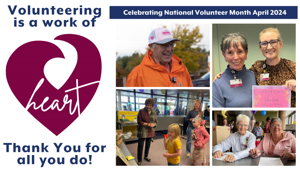 Volunteering is a work of heart