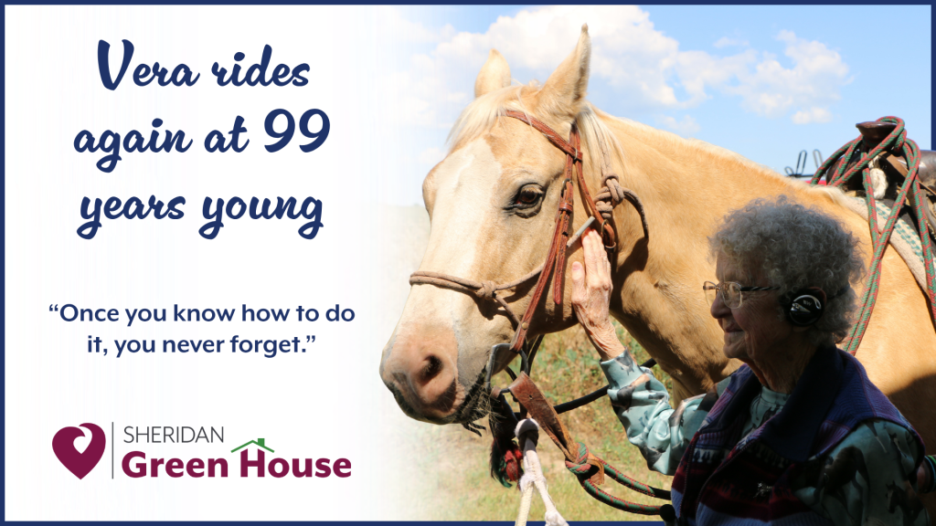Vera rides again at 99 years young