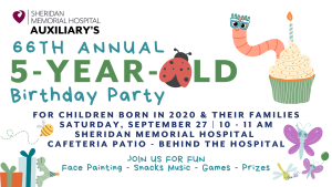 66th annual 5-Year-Old Birthday Party @ Sheridan Memorial Hospital - Cafeteria patio
