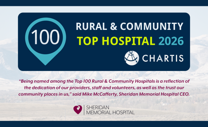 Sheridan Memorial Hospital named among Top 100 Rural & Community Hospitals for 2026 by Chartis