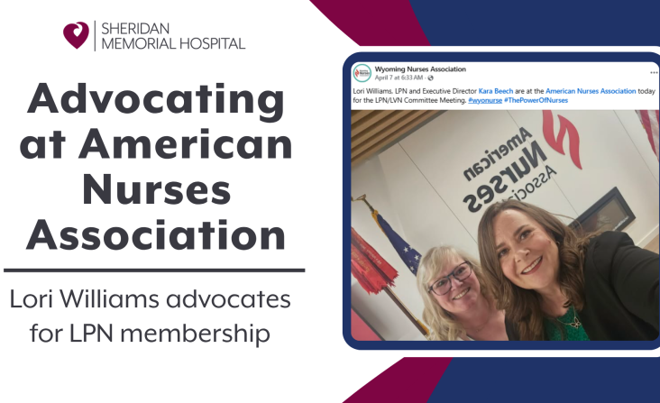 Sheridan Memorial Hospital nurse advocates for LPNs/LVNs at ANA