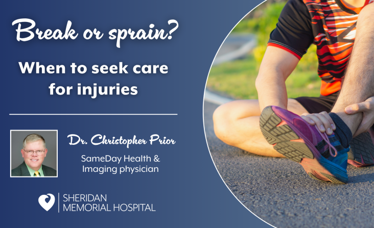 Break or sprain? When to seek care for injuries