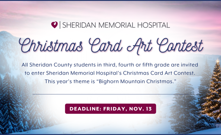 Sheridan Memorial Hospital invites students to enter 2026 Christmas card art contest