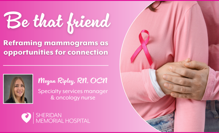 Be that friend: Reframing mammograms as opportunities for connection